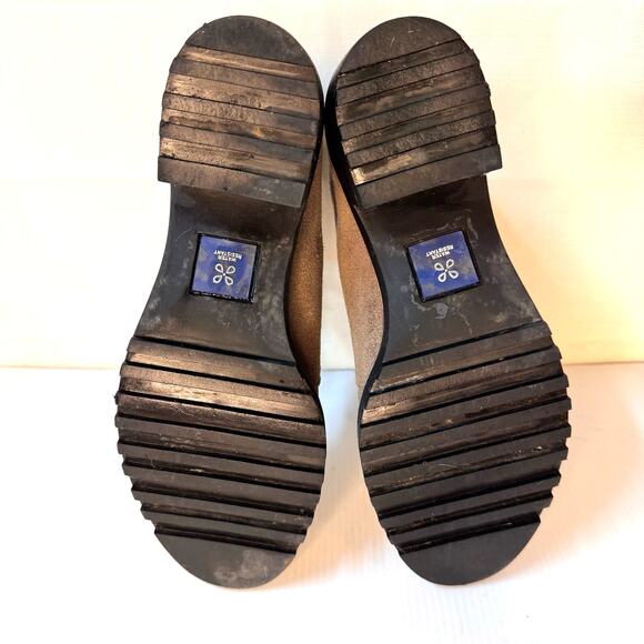 CASLON Jadey Suede Boots Women's 8 Lace Up Taupe Gray Hiking Gorpcore Nordstrom - Picture 11 of 13